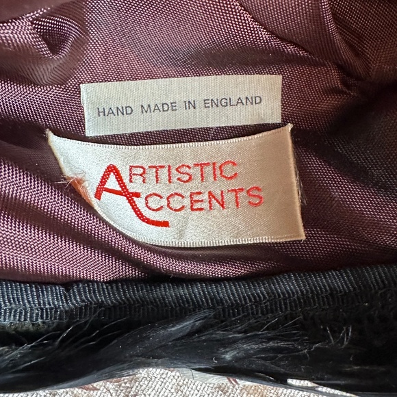 Artistic Accents peacock feather hat Handmade in England - Picture 3 of 11